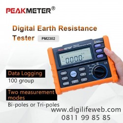 Earth Resistance Tester Peakmeter PM2302/MS2302